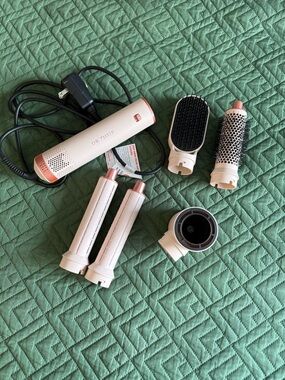 Drybar Double Shot Hot Air Brush Set - Blush Pink with Rose Gold Accents